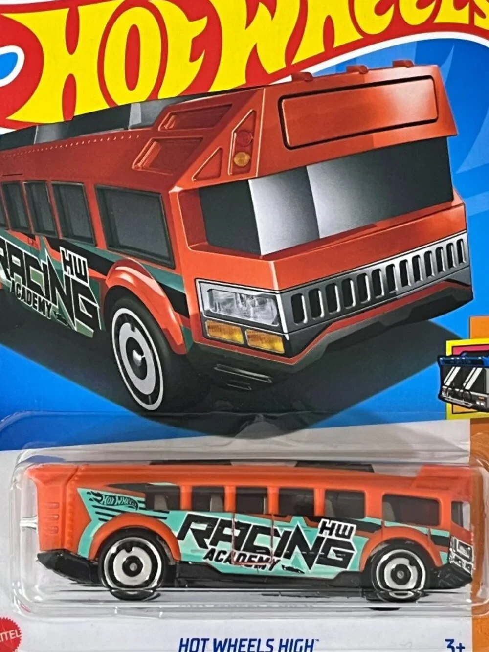 Hot Wheels Hot Wheels High Orange Bus HW Fast Transit 5/5 Diecast